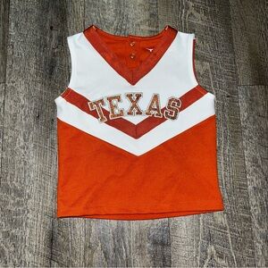 Kids Texas Longhorn Cheerleader Tank‎ Top Size 3t